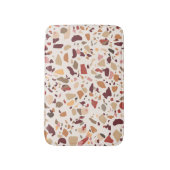 ブラウンテラッツォ：ヴィンテージ、トレンディーパターン。 バスマット (正面縦)