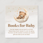 ブラウンテ男女兼用ディベアブックベビー エンクロージャーカード (正面)