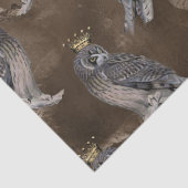 ブラウンデコパージュのクラウンドグレーオウルズ 薄葉紙 (詳細)