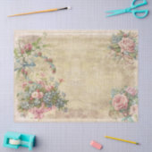 ブラウンデコペ動揺してージの花束 薄葉紙 (クラフト)