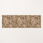 ブラウンデザート軍隊迷彩柄パターン ヨガマット (正面(横))