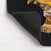 ブラウントゥリバー魚釣りビッグフット狩りフィッシャーメ マウスパッド (コーナー)