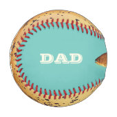 ブラウントウハッピーファーザーズデイ魚釣りパパ2020 野球ボール (正面左)