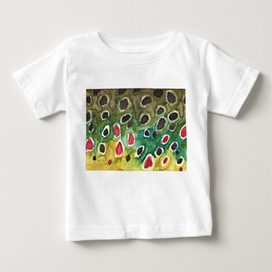 ブラウントウフライフィッシャーマンズ ベビーTシャツ (正面)