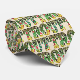 ブラウントウフライ釣り漁師魚類学 ネクタイ