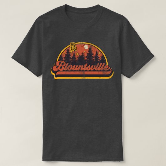 ブラウントスビル, アラバマ州 Tシャツ (デザイン正面)