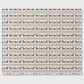 ブラウントナディアホリデーおもしろいセータークリスマスクリスマス ラッピングペーパー (フラット)