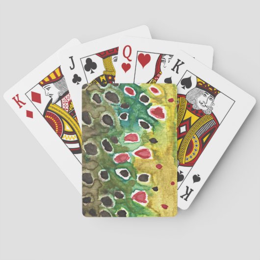 ブラウントフライ釣り人 トランプ (裏面)