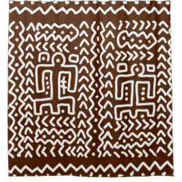 ブラウントライバル初期のデザイン シャワーカーテン