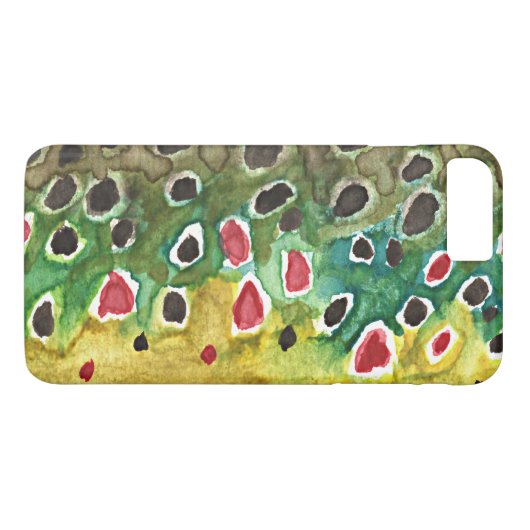 ブラウントラウト漁師 Case-Mate iPhoneケース (裏面(横))