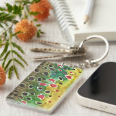 ブラウントラウト魚釣り キーホルダー (正面右)