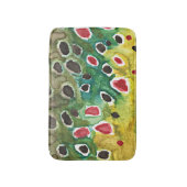 ブラウントラウト魚釣り バスマット (正面縦)