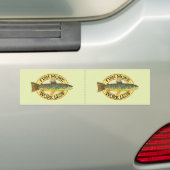 ブラウントラウト魚釣り バンパーステッカー (車上)