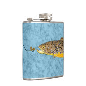 ブラウントラウト魚釣り フラスク (右)