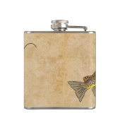 ブラウントラウト魚釣り フラスク (裏面)