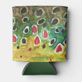 ブラウントラウト魚釣り 缶クーラー (正面)