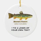ブラウントラウト セラミックオーナメント (裏面)