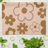 ブラウントロピカルフローラ春夏 キッチンタオル (折り畳み)