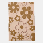 ブラウントロピカルフローラ春夏 キッチンタオル (縦)