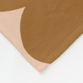 ブラウントロピカルフローラ春夏 フリースブランケット (角)