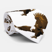 ブラウントーンイーグルランディングタイ ネクタイ (ロール)