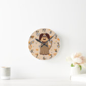 ブラウンドッグの壁掛け時計 ラウンド壁時計 (ホーム)