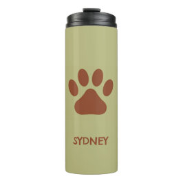 ブラウンドッグポー名前をカスタムする タンブラー