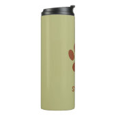 ブラウンドッグポー名前をカスタムする タンブラー (回転左)