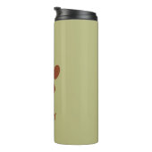 ブラウンドッグポー名前をカスタムする タンブラー (回転右)