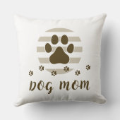 ブラウンドッグママラブ20x20装飾用クッション クッション (裏面)