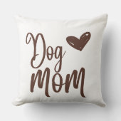 ブラウンドッグママ20x20装飾用クッション クッション (正面)