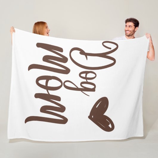 ブラウンドッグママ60x80フリースブランケット フリースブランケット (インサイチュ)