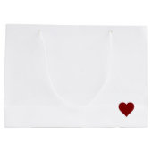 ブラウンドッグ付きクリスマス抱き枕 ラージペーパーバッグ (裏面)