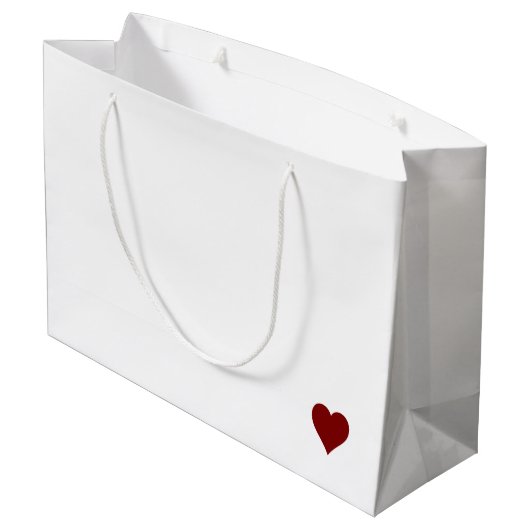 ブラウンドッグ付きクリスマス抱き枕 ラージペーパーバッグ (裏面アングル)