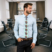 ブラウンドッグ顔Chag写真 ネクタイ