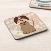 ブラウンドッグ飲料用コースター コースター (左側)