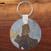 ブラウンドレスキーチェーン キーホルダー (正面)