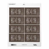 ブラウンドロッパーボトルラベル ラベル (フルシート)