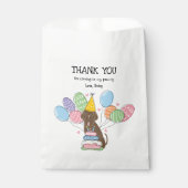 ブラウンナポリのマスティフ犬 フェイバーバッグ (正面)