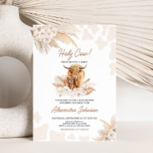 ブラウンハイランド牛の赤ちゃんシャワー