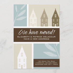 ブラウンハウズシルエットの動く発表 案内状