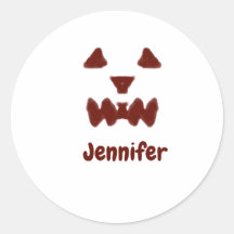 ブラウンハロウィーン怖い顔秋追加モダン名re