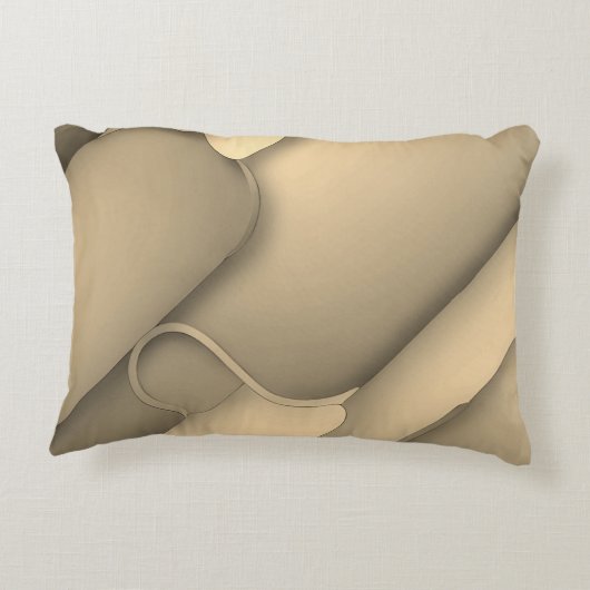 ブラウンハーズモダンアート アクセントクッション (裏面)