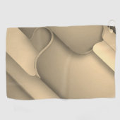 ブラウンハーズモダンアート ゴルフタオル (横)