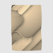 ブラウンハーズモダンアート ゴルフタオル (正面)