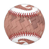 ブラウンハートドラゴンの白 野球ボール (裏面)