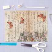 ブラウンバタフライデクページティッシュペーパー 薄葉紙 (クラフト)