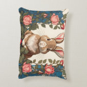 ブラウンバニーバラガーデン アクセントクッション (裏面(縦))