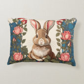 ブラウンバニーバラガーデン アクセントクッション (裏面)