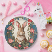 ブラウンバニーバラガーデン ペーパープレート (パーティー)